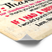 可愛最高のい友達のギフトおもしろい、友情の日の贈り物 ポスター (角)