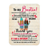 可愛最高のい友達のギフトおもしろい、友情の日の贈り物 マグネット (縦)