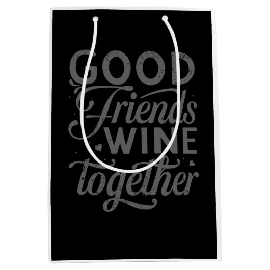 可愛最高のい姉妹の女の子シブリ ミディアムペーパーバッグ (正面)