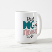 可愛最高のい寝付き犬の母 コーヒーマグカップ (正面右)