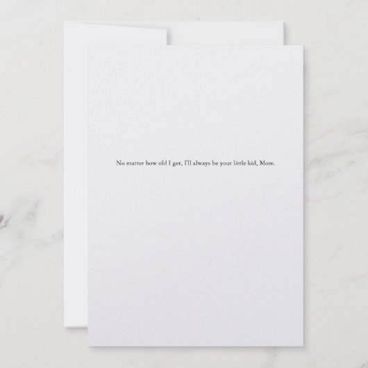 可愛最高のい母は今まで女王の母の日カード 招待状 (裏面)