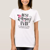 可愛最高のい母モダン母の日を呼ぶ Tシャツ (正面)