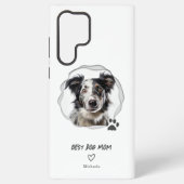 可愛最高のい犬の母の写真 SAMSUNG GALAXYケース (裏面)