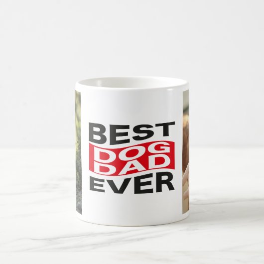 可愛最高のい犬パパエバーペット2カスタム枚 コーヒーマグカップ (中央)