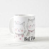 可愛最高のい猫たち コーヒーマグカップ (正面左)