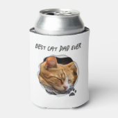 可愛最高のい猫パパの写真 缶クーラー (缶正面)
