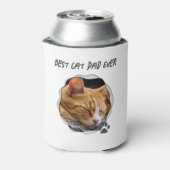 可愛最高のい猫パパの写真 缶クーラー (缶裏面)