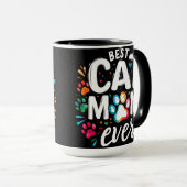 可愛最高のい猫ママ マグカップ (正面右)