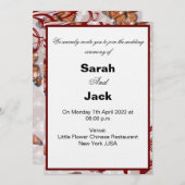 可愛最高のい素敵なカードの招待状 招待状 (正面/裏面)