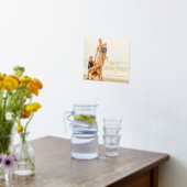 可愛最高のいMOM EVERハート母の日写真 箔ポスター (レイダウン (キッチン))