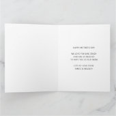 可愛最高のいMUM EVERハート母の日の写真 カード (内部)