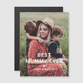 可愛最高のいMUMMY EVERハート母の日の写真 (正面/裏面)