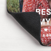 可愛最高のいMUMMY EVERハート母の日の写真 マウスパッド (コーナー)