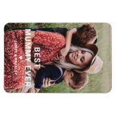 可愛最高のいMUMMY EVERハート母の日の写真 マグネット (横)