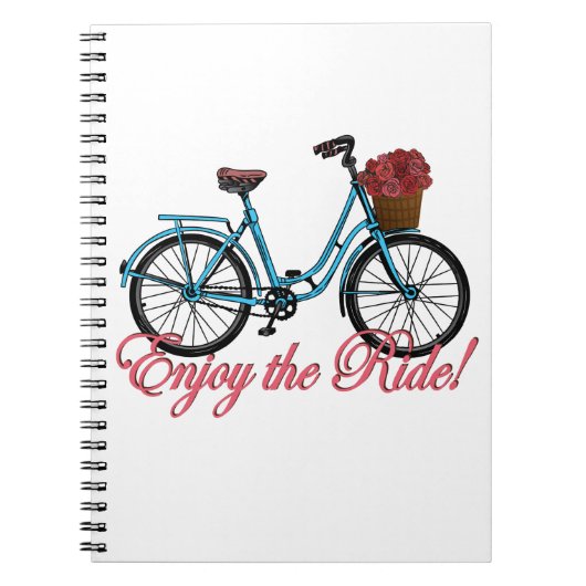 可愛楽しむい自転車 ノートブック (正面)