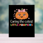 可愛気にい可愛いカボチャナースH アクリルサイン (ニュートラル)