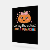 可愛気にい可愛いカボチャナースH アクリルサイン (傾斜)