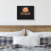 可愛気にい可愛いカボチャナースH キャンバスプリント (インサイチュ (寝室))