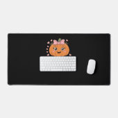 可愛気にい可愛いカボチャナースH デスクマット (キーボード&マウス)