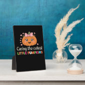 可愛気にい可愛いカボチャナースH フォトプラーク (側面)