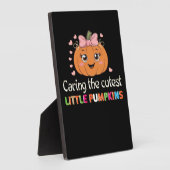 可愛気にい可愛いカボチャナースH フォトプラーク (側面)