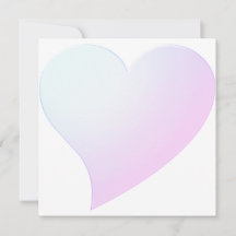 可愛淡い色のいピンクのグラデーション大きなハートカーモダンド