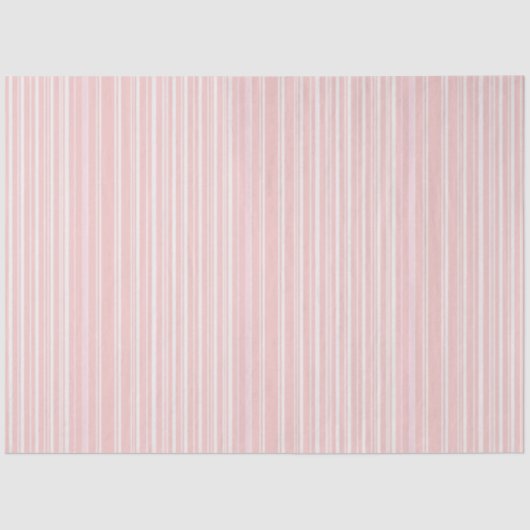 可愛淡い色のいピンクストライプのキャンディ 薄葉紙 (正面)