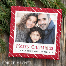 可愛点々のあるいストライプクリスマスの赤い写真