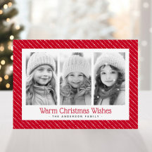 可愛点々のあるいストライプクリスマスめでたい3枚の写真赤