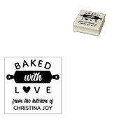 可愛焼いたい手作り小規模企業ルビー ラバースタンプ (押印)