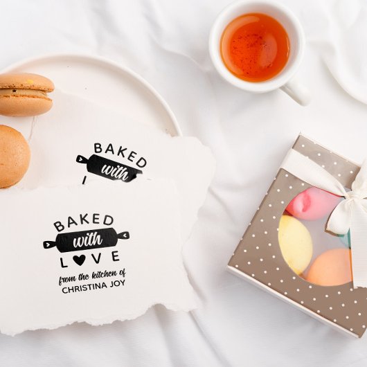 可愛焼いたい手作り小規模企業ルビー ラバースタンプ