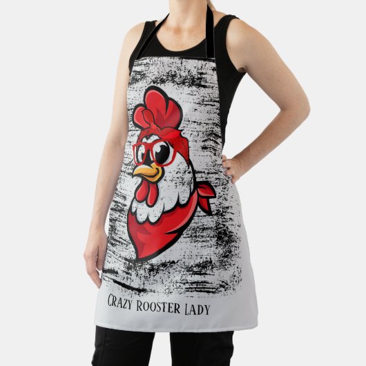 可愛熱狂するいオンドリ女追加文字 エプロン (インサイチュ)