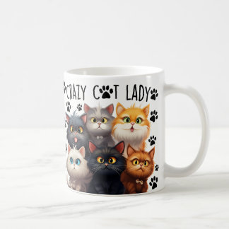 可愛熱狂するいキャットレディ猫好き私は猫が大好き コーヒーマグカップ