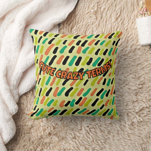 可愛熱狂するい言葉！ クッション (ブランケット)