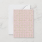 可愛男女兼用いクマの水彩赤ちゃんシャワー ノートカード (裏面)