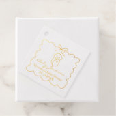 可愛男女兼用いベビー&バウモダンベビーシャワー フェイバータグ (箱)