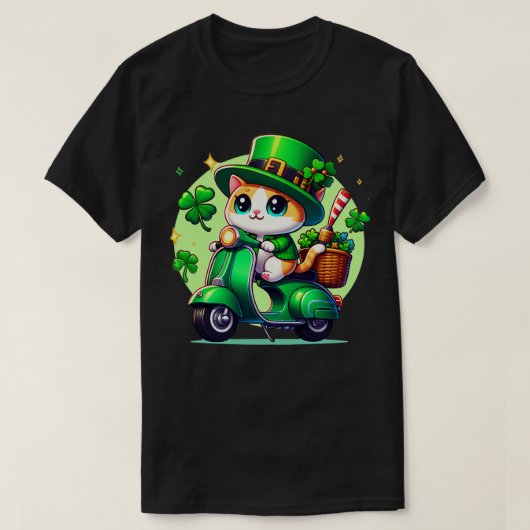 可愛祝いカラフルのSt patricks day Tシャツ (デザイン正面)