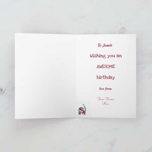 可愛素晴らしい忍者 カード (内部)