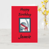 可愛素晴らしい忍者 カード (黄色い花)