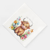 可愛素朴いベビーハイランドカウベイビーシャワー (コーナー)