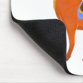 可愛素朴い茶色の馬の名パーソナライズされた前 マウスパッド (コーナー)