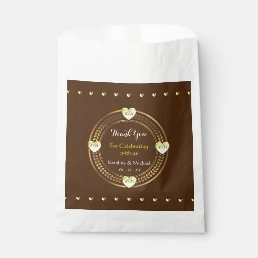 可愛結婚いイベントパーティー フェイバーバッグ (正面)