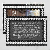 可愛結婚いサンキューカード サンキューカード (正面/裏面)