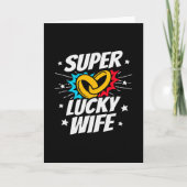 可愛結婚したい夫婦結婚周年記念 カード (正面)