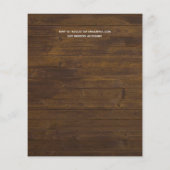 可愛結婚らしい予算招待状 (裏面)