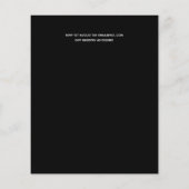 可愛結婚らしい予算招待状 (裏面)