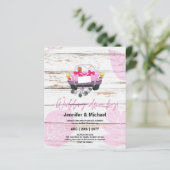 可愛結婚らしい予算招待状 (スタンド正面)