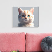 可愛絵を描い キャンバスプリント (インサイチュ (リビング))