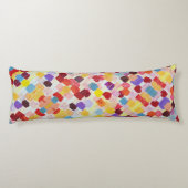 可愛絵画いカラフルの花 ボディピロー (裏面)