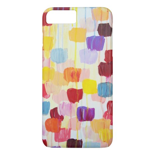 可愛絵画いカラフルの花 Case-Mate iPhoneケース (裏面)